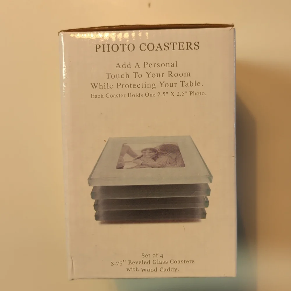 Photo coasters NIB - Picture 2 of 2